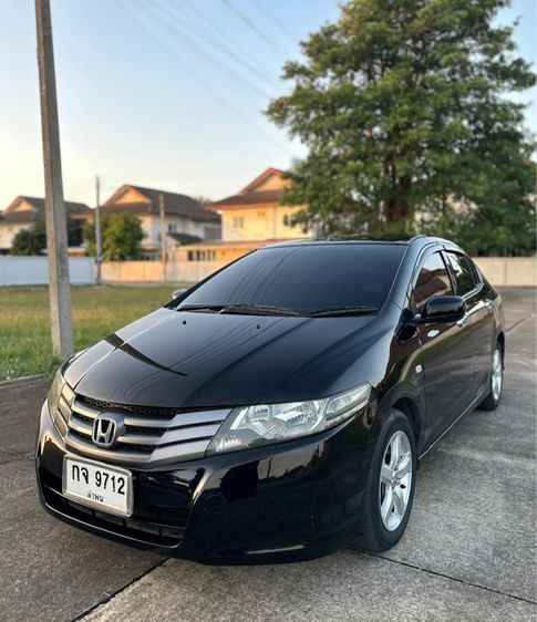 Honda City 2009 1.5 S Sedan เบนซิน ไม่ติดแก๊ส เกียร์อัตโนมัติ ดำ รูปที่ 2