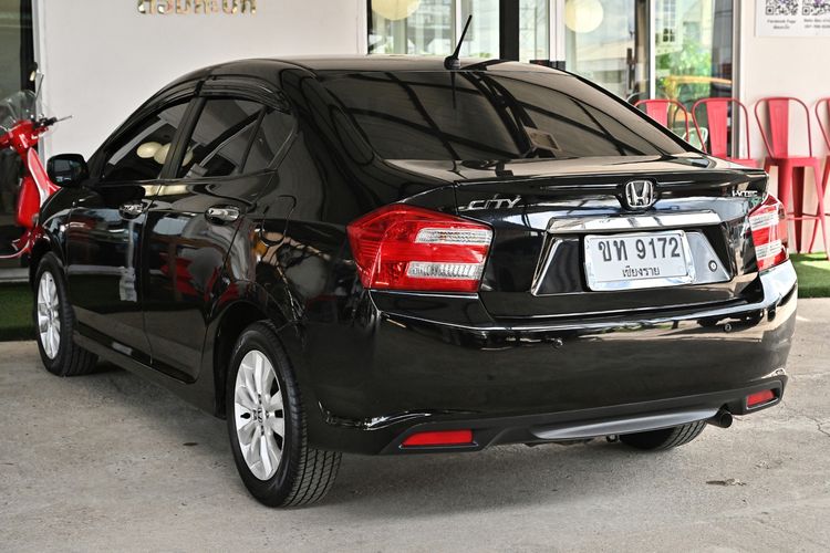 Honda City 2013 1.5 V i-VTEC Sedan เบนซิน ไม่ติดแก๊ส เกียร์อัตโนมัติ ดำ รูปที่ 4