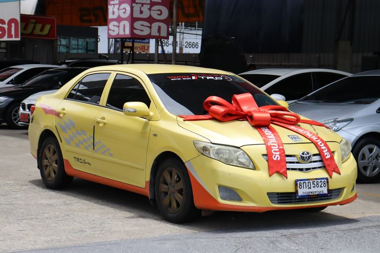 Toyota Altis 2009 1.6 E Sedan เบนซิน ไม่ติดแก๊ส เกียร์อัตโนมัติ เหลือง