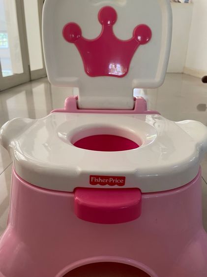 กระโถนเด็ก Fisher-Price รุ่น Pink Princess Stepstool potty  รูปที่ 5