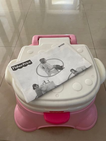 กระโถนเด็ก Fisher-Price รุ่น Pink Princess Stepstool potty  รูปที่ 3