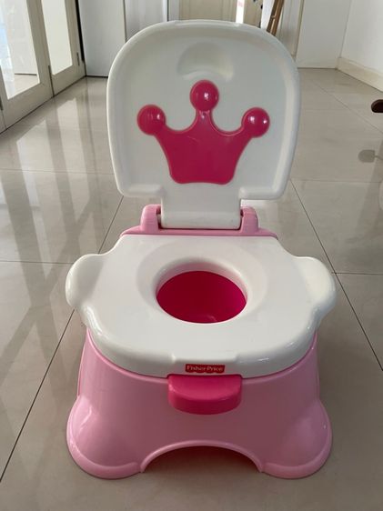กระโถนเด็ก Fisher-Price รุ่น Pink Princess Stepstool potty 