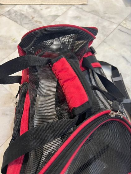 กระเป๋าสัตว์เลี้ยง กระเป๋าน้องหมา น้องแมวแบบสะพายหรือถือระบายอากาศดี รูปที่ 7