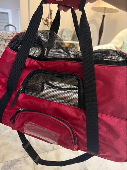 กระเป๋าสัตว์เลี้ยง กระเป๋าน้องหมา น้องแมวแบบสะพายหรือถือระบายอากาศดี รูปที่ 9