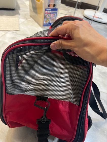 กระเป๋าสัตว์เลี้ยง กระเป๋าน้องหมา น้องแมวแบบสะพายหรือถือระบายอากาศดี รูปที่ 12