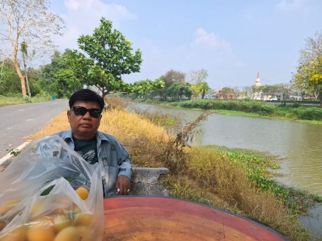 ขายบ้านที่นครนายกครับอำเภอเมืองแยก จ ป ร 1ไร่ 18ตารางวา ราคา4.5ล้านติดแม่น้ำ