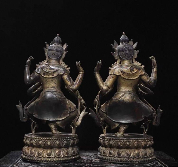 ✨พระโพธิสัตว์อุษณีษวิชัย (Namgyalma) ศิลปะทิเบต  รูปที่ 5