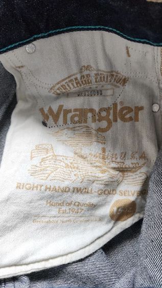 กางเกงยีนส์ Wrangler Authentic 13 MWZ(ตัดขาแล้ว) รูปที่ 13