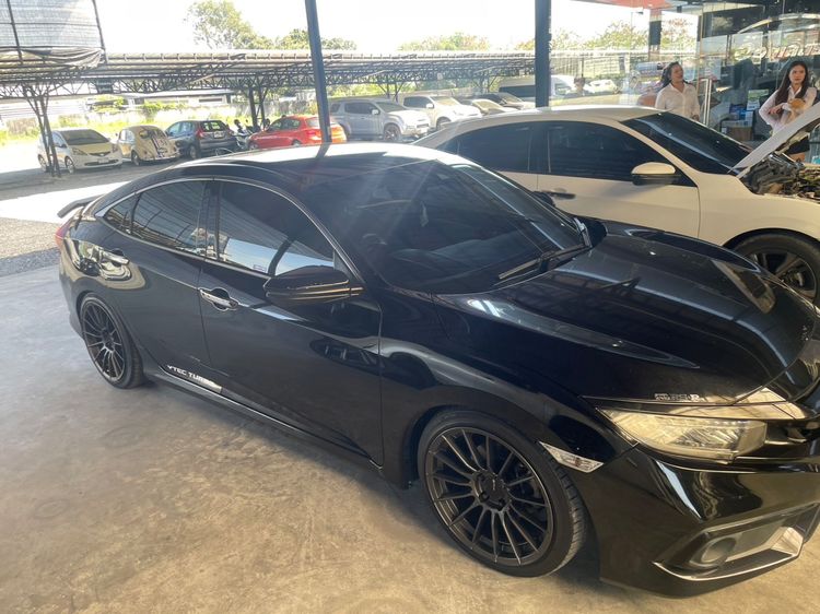 Honda Civic 2019 1.5 Turbo RS Sedan เบนซิน ไม่ติดแก๊ส เกียร์อัตโนมัติ ดำ รูปที่ 4