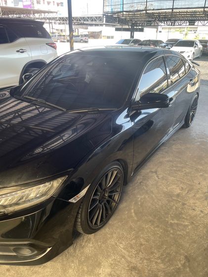 Honda Civic 2019 1.5 Turbo RS Sedan เบนซิน ไม่ติดแก๊ส เกียร์อัตโนมัติ ดำ รูปที่ 2