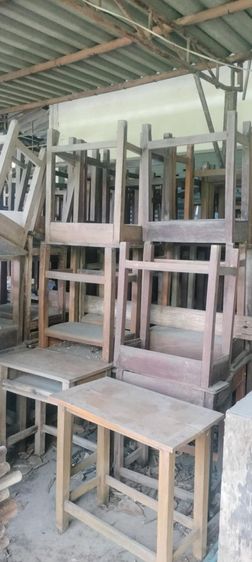 โต๊ะนักเรียนไม้สักไม้แดง รูปที่ 6