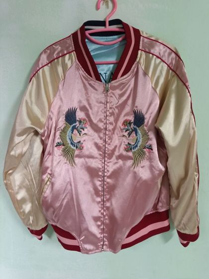 ชมพู EU 42 แขนยาว เสื้อแจ็คเก็ต | เสื้อคลุม อื่นๆ เสื้อ Sukajan Jacket