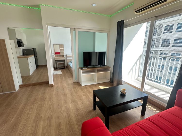 ให้เช่า The Key ประชาชื่น 33 ตร.ม. ห้อง Renovate ใหม่กริบ ได้เตียง King Size 6 ฟุต เฟอร์ฯครบ เพียง 9,500 เดือน ใกล้ DPU The Mall