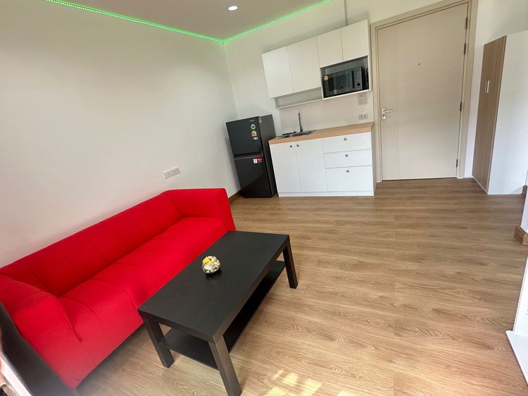 Land and Houses ไม่อนุญาต ตกแต่งครบ 2014 ให้เช่า The Key ประชาชื่น 33 ตร.ม. ห้อง Renovate ใหม่กริบ ได้เตียง King Size 6 ฟุต เฟอร์ฯครบ เพียง 9,500 เดือน ใกล้ DPU The Mall รูปที่ 3