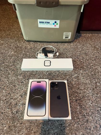 ขายไอโฟน14ProMaxสีใหม่Purple256กิ๊กแถมแบตมูลค่า1800บาทให้ฟรีสูนTrueยกกล่องอีมี่ตรงไร้รอยตกใช้งานดีทุกๆฟังชั่นถูกๆ รูปที่ 9