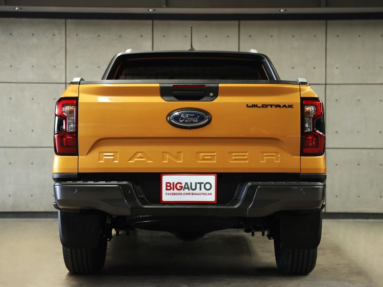 Ford Ranger 2023 2.0 Hi-Rider Wildtrak Pickup ดีเซล ไม่ติดแก๊ส เกียร์อัตโนมัติ เหลือง รูปที่ 4