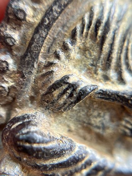 พระสมเด็จพิมพ์โต หลังพระสมเด็จ เนื้อตะกั่วถ้ำชา รูปที่ 14