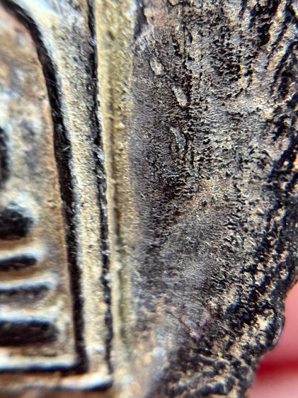 พระสมเด็จพิมพ์โต หลังพระสมเด็จ เนื้อตะกั่วถ้ำชา รูปที่ 11