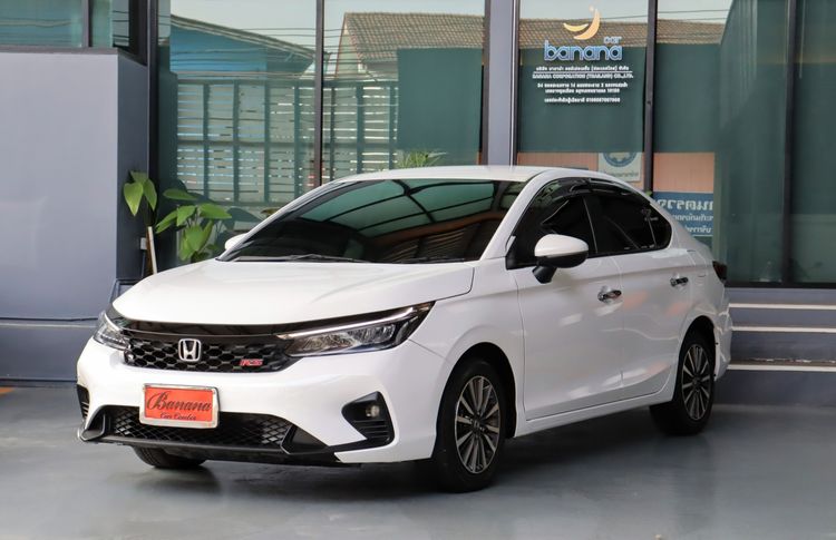 Honda City 2023 1.0 SV Sedan เบนซิน ไม่ติดแก๊ส เกียร์อัตโนมัติ ขาว