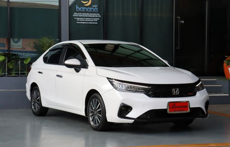 Honda City 2023 1.0 SV Sedan เบนซิน ไม่ติดแก๊ส เกียร์อัตโนมัติ ขาว รูปที่ 3
