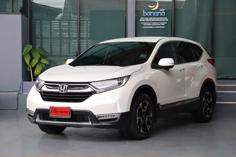 Honda CR-V 2018 1.6 DT EL 4WD Utility-car ดีเซล ไม่ติดแก๊ส เกียร์อัตโนมัติ ขาว