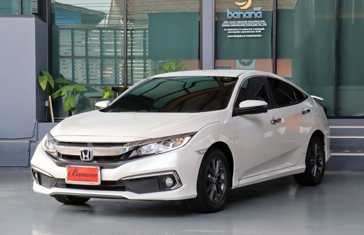 Honda Civic 2021 1.8 EL i-VTEC Sedan เบนซิน ไม่ติดแก๊ส เกียร์อัตโนมัติ ขาว