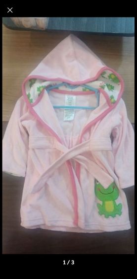 เสื้อคลุมอาบน้ำเสื้อคลุมกันหนาว สำหรับเด็ก 0-9 เดือน รูปที่ 4