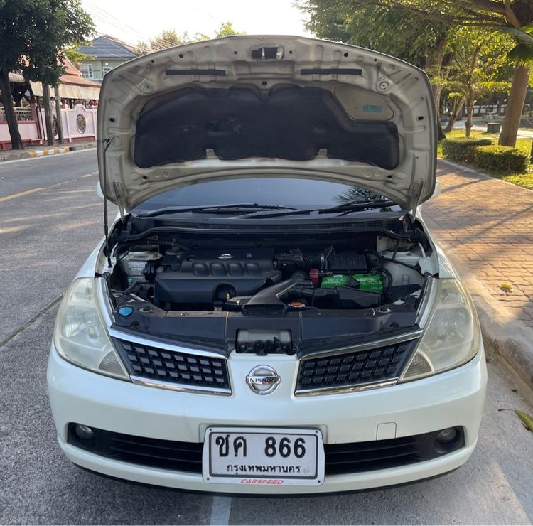 Nissan Tiida 2006 1.8 G Sedan เบนซิน LPG เกียร์อัตโนมัติ ขาว รูปที่ 3