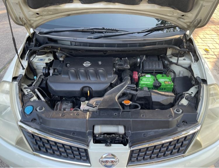 Nissan Tiida 2006 1.8 G Sedan เบนซิน LPG เกียร์อัตโนมัติ ขาว รูปที่ 4