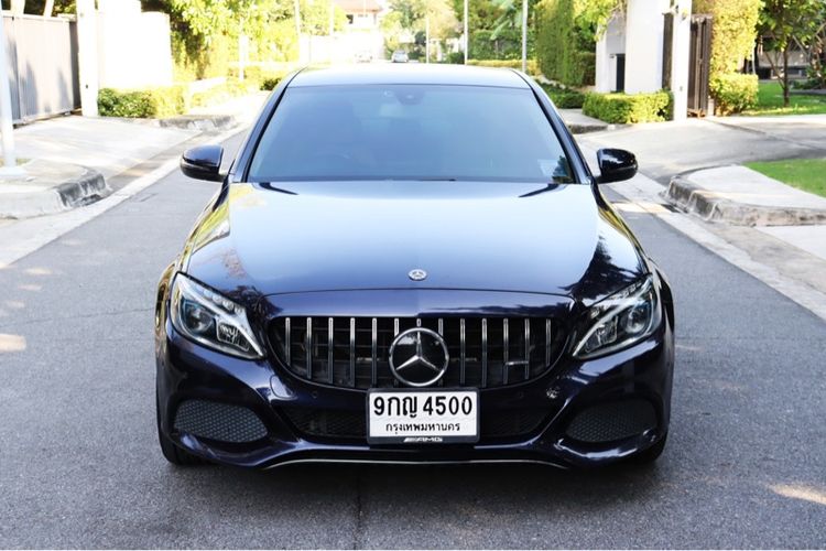 รถ Mercedes-Benz C-Class C350 สี น้ำเงิน