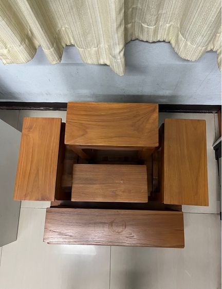 โต๊ะหมู่บูชาไม้สักทองชุด 5 ชิ้น รูปที่ 5