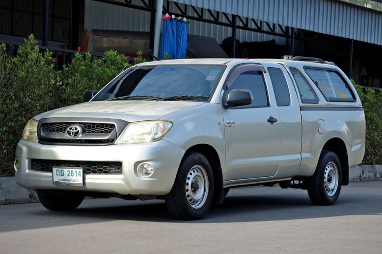 Toyota Hilux Vigo 2008 2.5 J Pickup ดีเซล ไม่ติดแก๊ส เกียร์ธรรมดา เทา รูปที่ 2