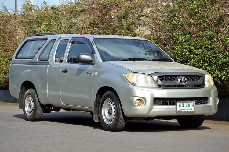 Toyota Hilux Vigo 2008 2.5 J Pickup ดีเซล ไม่ติดแก๊ส เกียร์ธรรมดา เทา รูปที่ 3