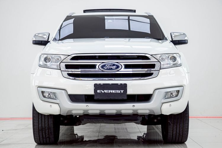Ford Everest 2017 2.2 Titanium Plus Utility-car ดีเซล ไม่ติดแก๊ส เกียร์อัตโนมัติ ขาว รูปที่ 3