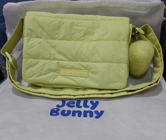 หญิง เขียว ผ้า กระเป๋า Jelly Bunny