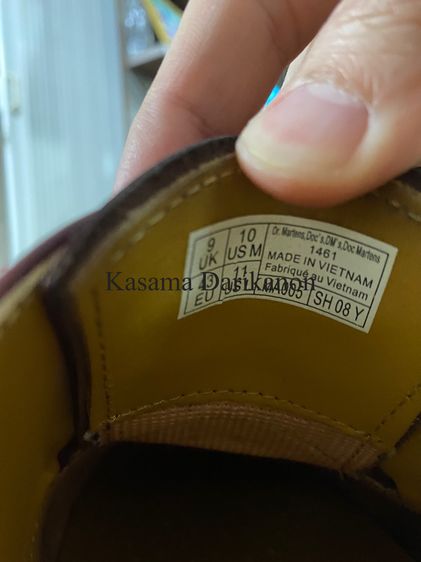 Dr.Martens 1461 CHERRY RED Size 9 UK รูปที่ 12