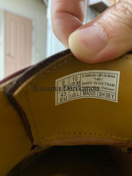 Dr.Martens 1461 CHERRY RED Size 9 UK รูปที่ 11