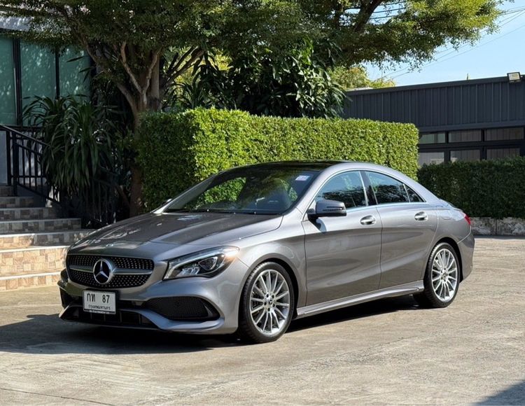 Mercedes-Benz CLA-Class 2019 CLA250 AMG Sedan เบนซิน ไม่ติดแก๊ส เกียร์อัตโนมัติ เทา รูปที่ 4