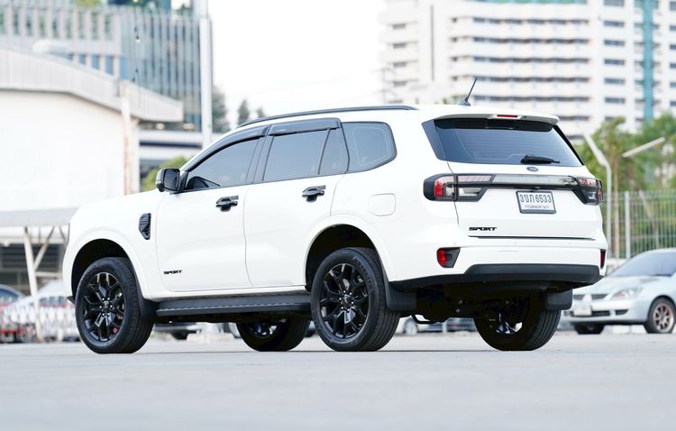 Ford Everest 2022 2.0 Turbo Sport Utility-car ดีเซล เกียร์อัตโนมัติ ขาว รูปที่ 4