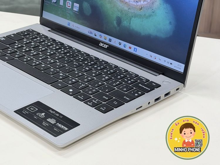 Acer Swift Lite 14 SFL14-51M-51X4 ประกันศูนย์เหลือถึง 28 กันยายน 2026 รูปที่ 6