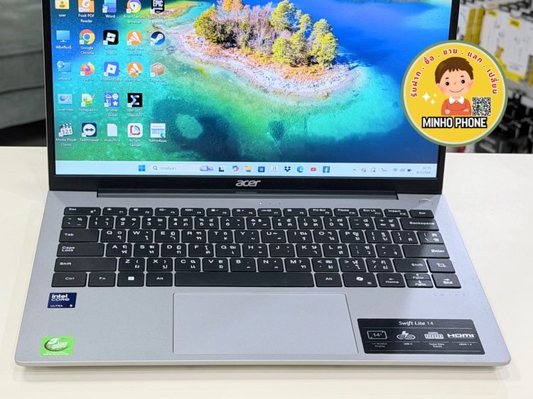 Acer Swift Lite 14 SFL14-51M-51X4 ประกันศูนย์เหลือถึง 28 กันยายน 2026 รูปที่ 2