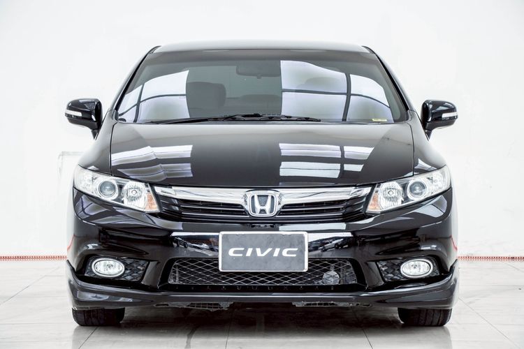 Honda Civic 2013 1.8 E i-VTEC Sedan เบนซิน ไม่ติดแก๊ส เกียร์อัตโนมัติ ดำ รูปที่ 4