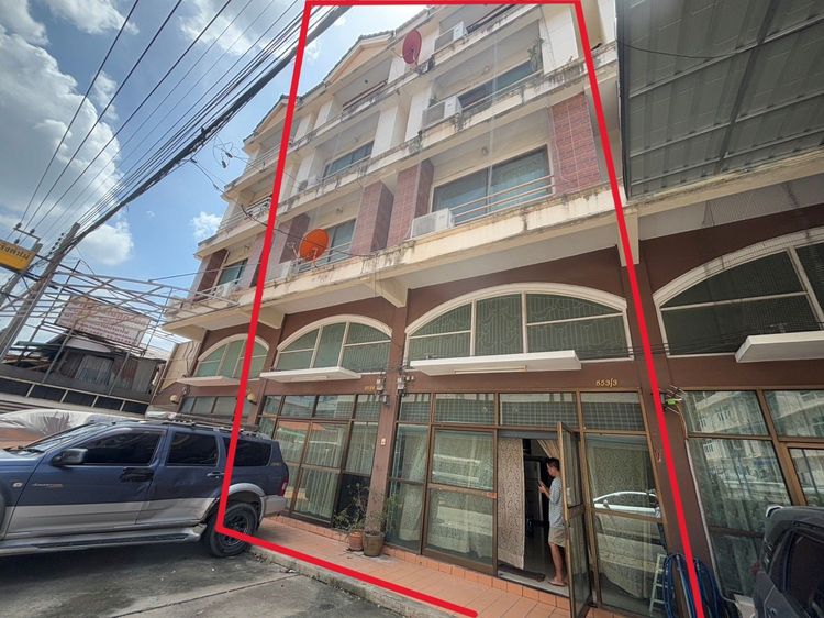 อาคารพาณิชย์  4 ชั้น 46 ตร.วา 500 ตรม เดินทางสะดวก ใกล้ MRT บางโพ