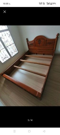 เตียงไม้สัก 5 ฟุต รูปที่ 3