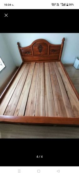 เตียงไม้สัก 5 ฟุต รูปที่ 2