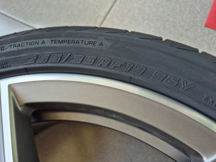 ล้อแม๊กแท้ถอดจากรถ Bmw สภาพใหม่แตะพื้นไม่ถึงพันโล ยางปี25 รูปที่ 6