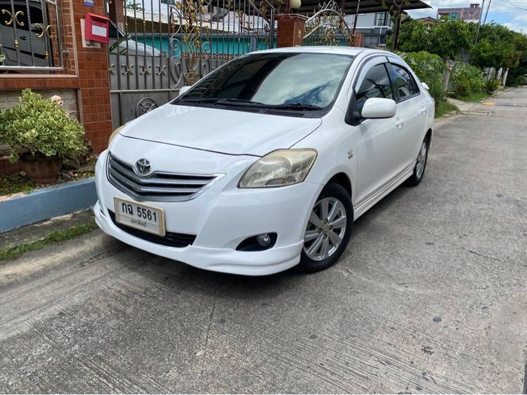 Toyota Vios 2012 1.5 J Sedan ดีเซล ไม่ติดแก๊ส เกียร์อัตโนมัติ ขาว รูปที่ 3