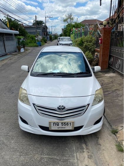 Toyota Vios 2012 1.5 J Sedan ดีเซล ไม่ติดแก๊ส เกียร์อัตโนมัติ ขาว รูปที่ 2