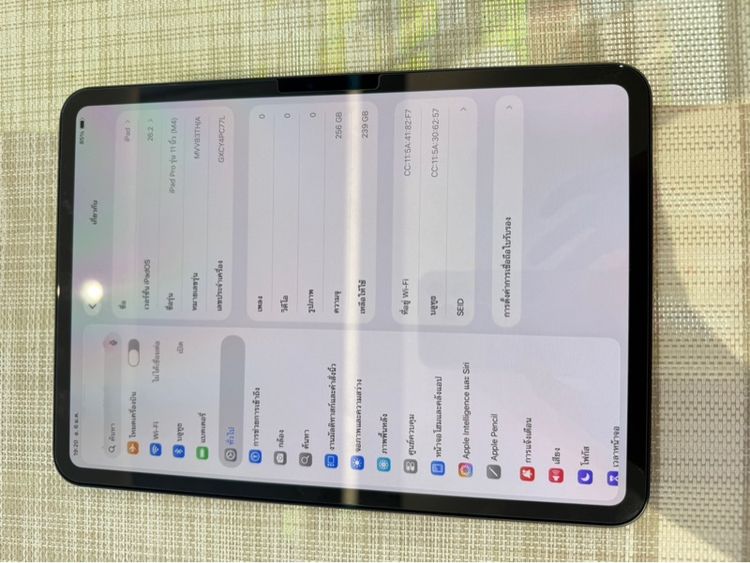 iPad ProM4 Wi-Fi 256 ประกันศูนย์เยอะ แบต 100 รูปที่ 7