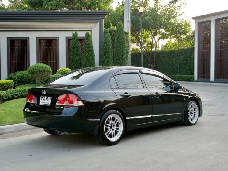 Honda Civic 2008 Sedan เบนซิน ไม่ติดแก๊ส เกียร์อัตโนมัติ ดำ รูปที่ 3